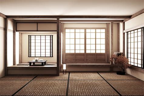 Premium Photo Japanese Style Empty Room