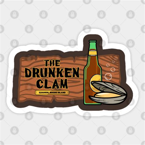 The Drunken Clam - Family Guy - Sticker | TeePublic