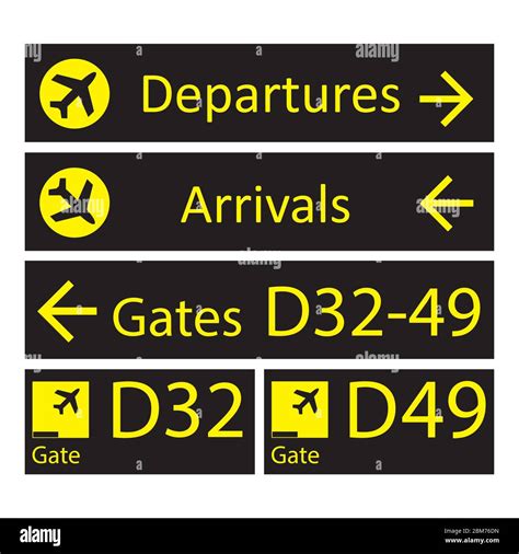 Airport Sign Vector