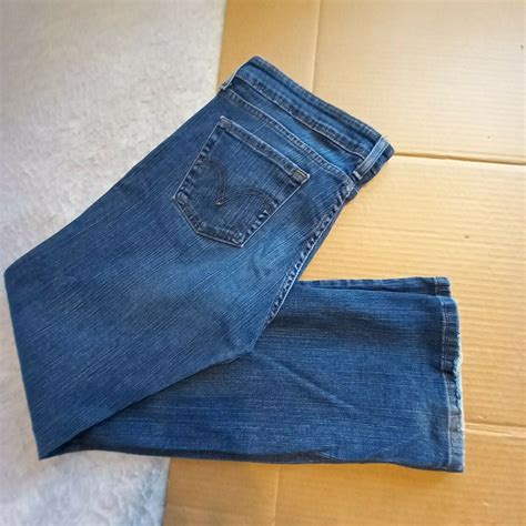 Levis Womens 10m Actual 35x32 545 Low Boot Cut St… Gem