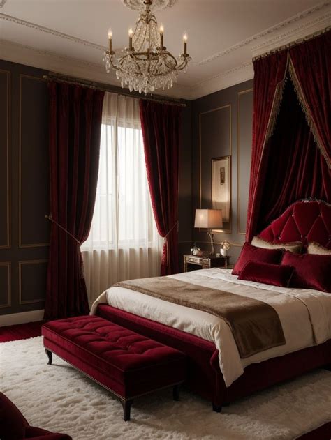 Captivating Dark Red LED Lights Transform Your Bedroom With An