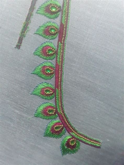 Pin By Arunachalam On Ariorke Embroidery Neck Designs Hand