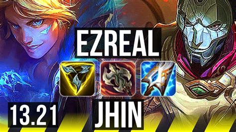 EZREAL Blitzcrank Vs JHIN Xerath ADC 21 1 4 Legendary 600