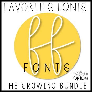 FF Fonts by Rise and Shine Resources | TPT