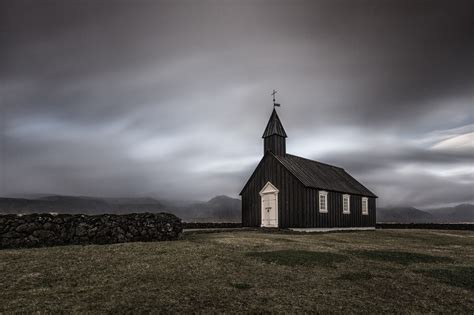 The Black Church Of Budir As A Photography Location