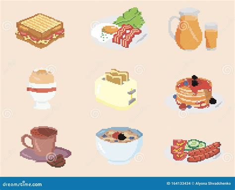 Breakfast Pixel Art