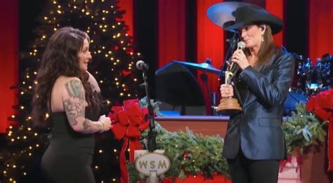 Terri Clark Inducts Ashley Mcbryde Into The Grand Ole Opry