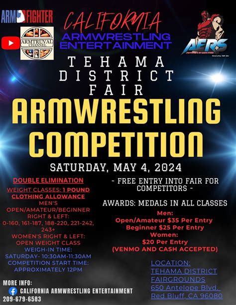 CA Tehama District Fair Armwrestling Competition Armfighter