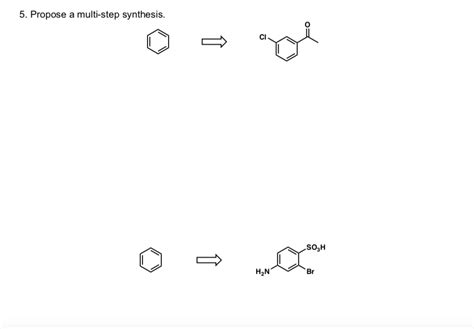 Solved 5 Propose A Multi Step Synthesis Sozh