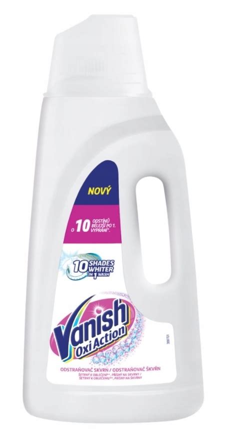 Vanish odplamiacz wybielacz w płynie do tkanin białych Oxi Action White