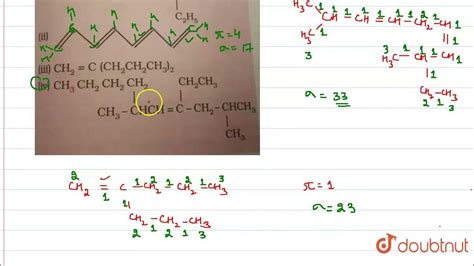 Calculate Number Of Sigma Sigma And Pi Pi Bonds In The Above