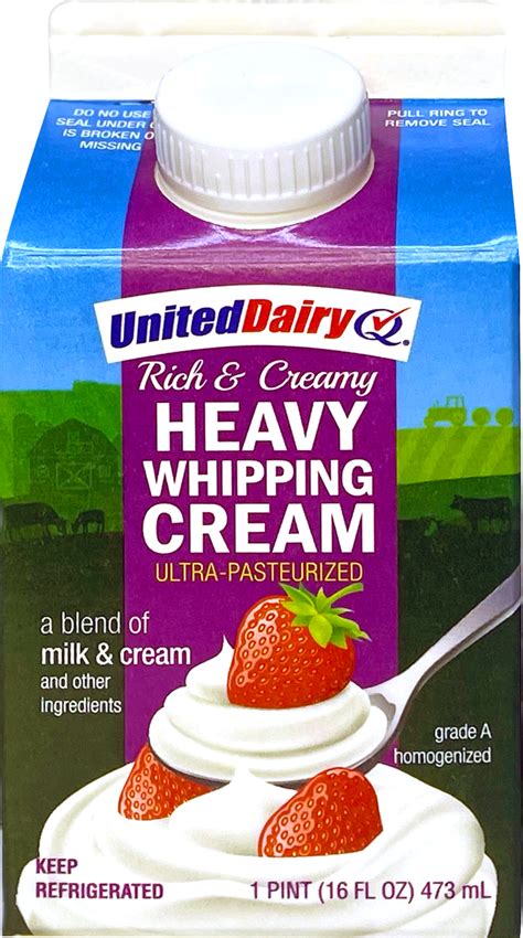 Long Life Heavy Whipping Cream United Dairy