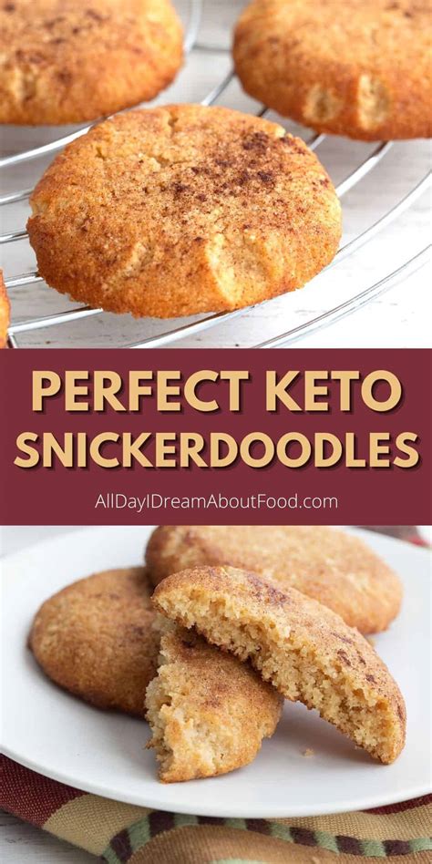 Perfect Keto Snickerdoodles All Day I Dream About Food