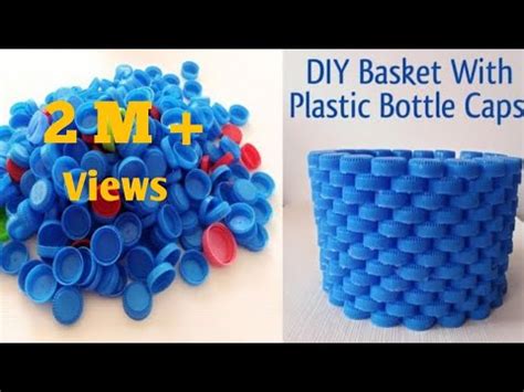 Diy I Best Out Of Waste I Bottle Cap Crafts Idea I Basket With Plastic