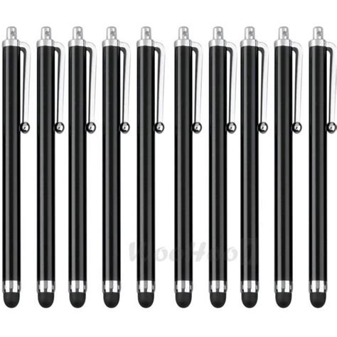 X Mini Stylet Stylus Stylo Capacitif Noir Ecran Tactile Pr Tablet