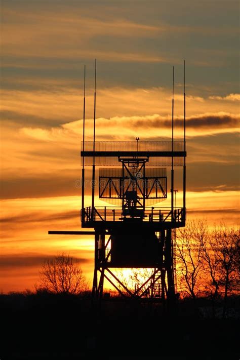 Airport Radar stock image. Image of dusk, misty, beautiful - 121325999