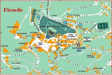 Fiesole Archaeological Sites | Archaeological site, Italy, Map screenshot