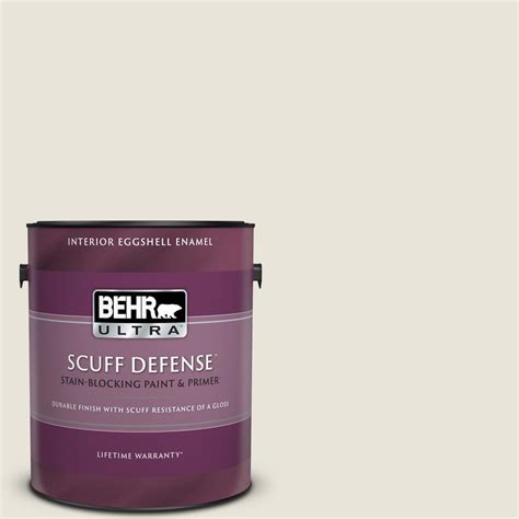 BEHR ULTRA 1 Gal BWC 13 Smoky White Extra Durable Eggshell Enamel