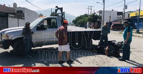 Hoy Tamaulipas Accidente En Tamaulipas Lo Tumban Cuando Salio A Un