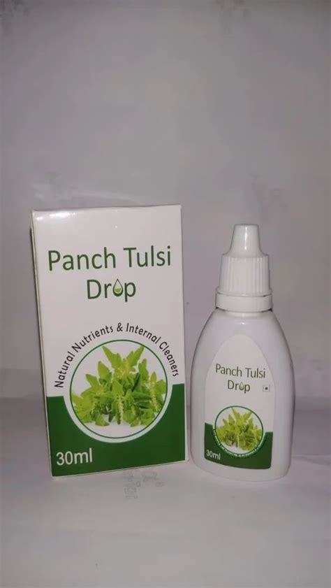 Liquid 30ML Panch Tulsi Drops Packaging Type Plastic Bottle At Rs 35