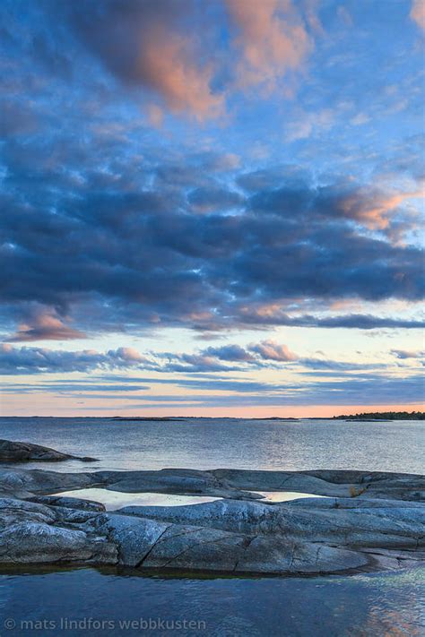 Fotokonst Natur Sk Rg Rd Klippa Sk R Vid Havet Sk Rg Rden Mats