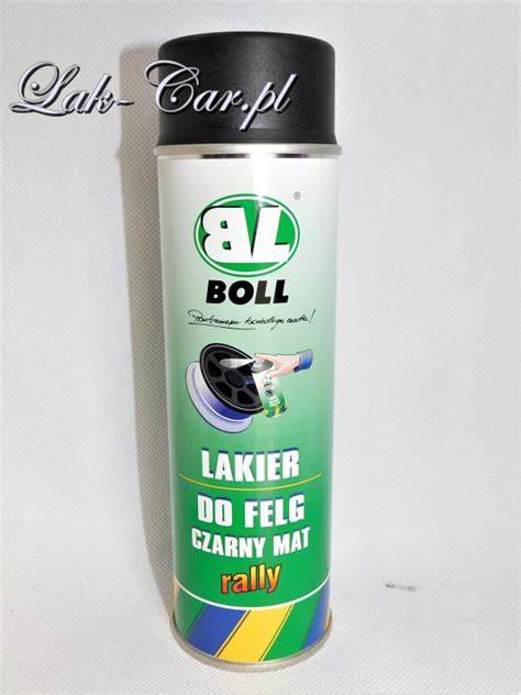 Lak Car Boll Lakier Do Felg Czarny Mat Spray Ml