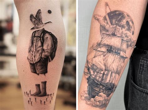 10 Surrealism Tattoo Designs That Will Blow Your Mind