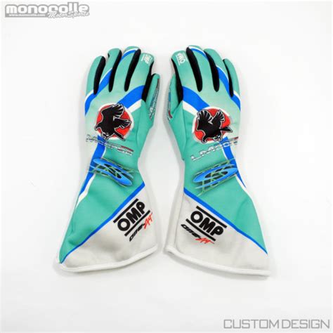 Omp Art Custom Design Racing Glove Lm Corsa S Kohno Monocolle Mototor