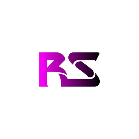 Dise O Del Logotipo Del Monograma Rs Vector Premium