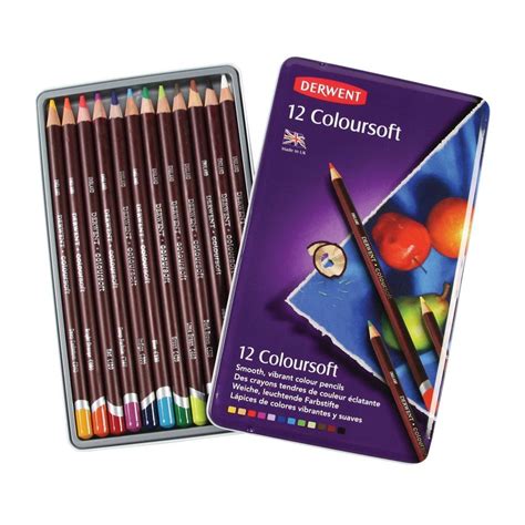 Colored Pencil Set Derwent Coloursoft 72ct In 2020 Colored Pencil