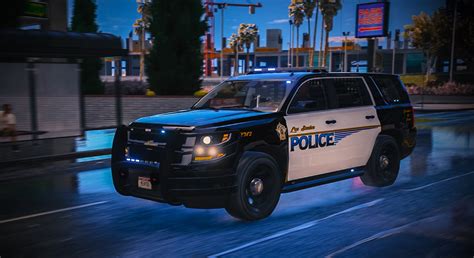 Lspd Tahoe All Blue Add On Replace Els Gta Mods