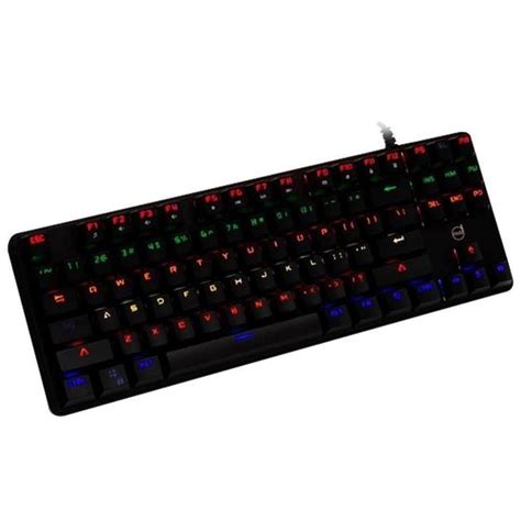 Teclado Mecânico Gamer Dazz Eclipse LED Switch Gateron Blue ABNT2