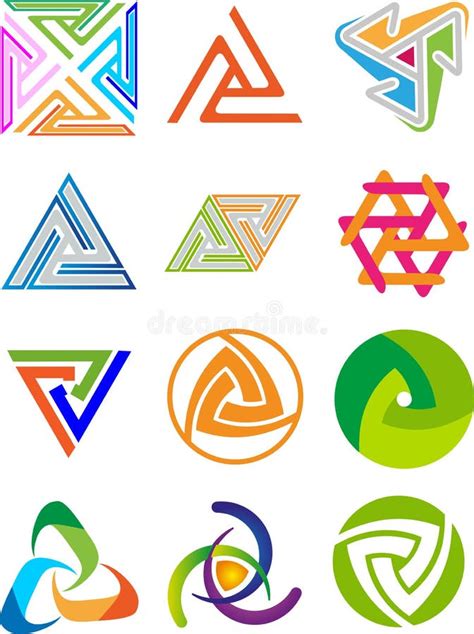 Triangle Logo Stock Vector Illustration Of Artwork Collection 30032134