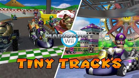 Tiny Mario Kart Double Dash Tracks In Mario Kart Wii Mushroom Cup