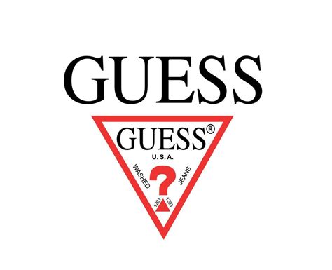 Guess Symbol Brand Logo Design Clothes Fashion Vector Illustration ...