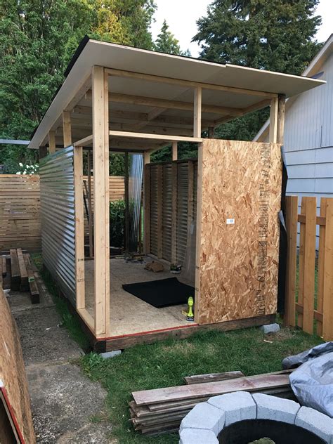 Diy Modern Shed Build Big Shot Webcast Picture Gallery