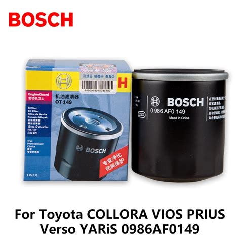 Bosch Car Oil Filters For Toyota Collora Vios Prius Verso Yaris