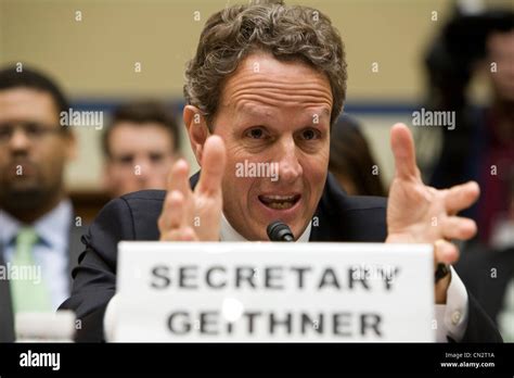 Treasury Secretary Timothy Geithner Stock Photo - Alamy