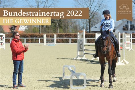 Bundestrainertag Gewinner Stehen Fest Stiftung Deutscher