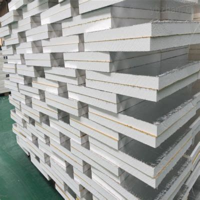 Heat Insulation EPS Styrofoam Sandwich Panels For Steel Building Wall