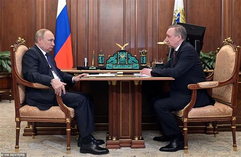 Putin Under Pressure Russian President Looks Bloated And Ashen In New