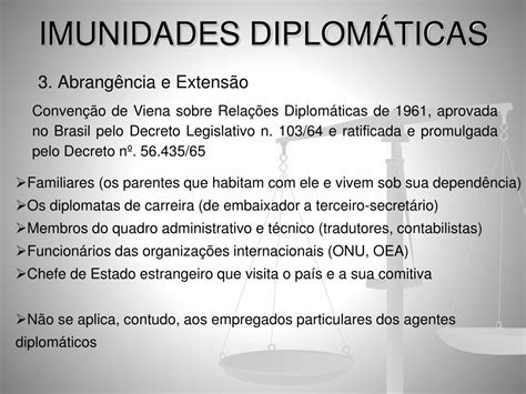 Ppt Imunidades Diplomáticas E Parlamentares Powerpoint Presentation