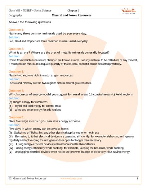 Ncert Solutions For Class 8 Social Science Geography Chap 3 Part 1