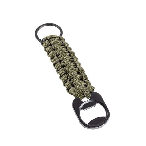 Porte clés paracorde décapsuleur VERT OLIVE A10 EQUIPMENT OUT TAC