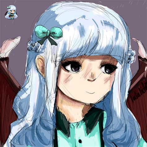 Today, my Kaiser reached level 250, so I decided to sketch her as well