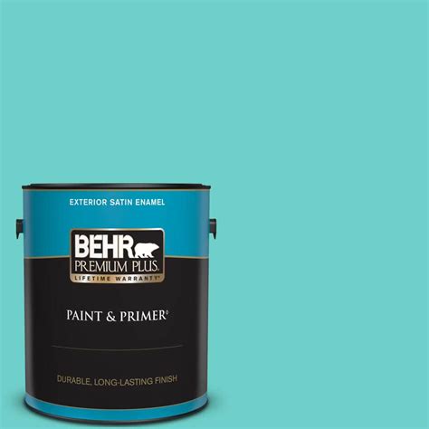 Behr Premium Plus Gal P Hidden Sea Glass Satin Enamel Exterior