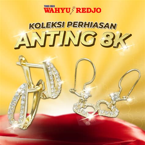 Jual Anting Emas Wanita Kadar K Wahyu Redjo Pameran Shopee Indonesia