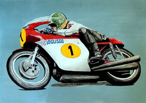 Image Œuvre dart MV Agusta 350 GP Giacomo Agostini Catawiki