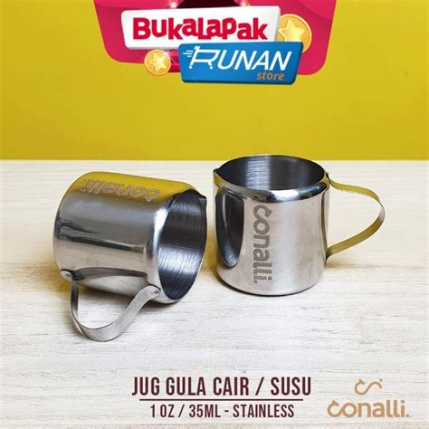 Jual Gelas Gula Sugar Pot Jug Gula Cair Tempat Susu Cafe Ml