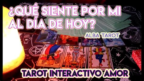 Qué siente por mi al día de hoy Tarot interactivo Amor YouTube